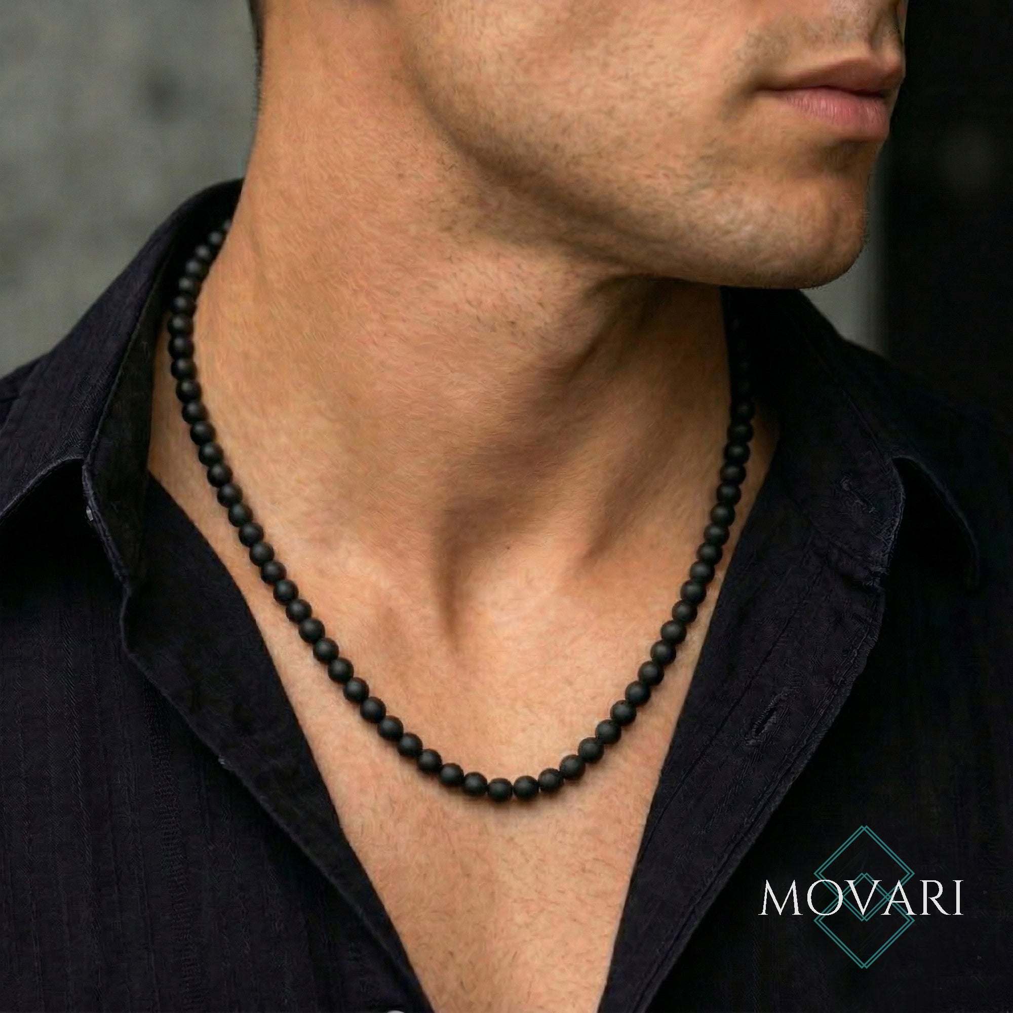 6mm matte back onyx